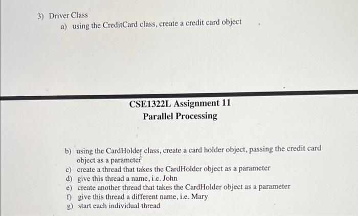 Solved 11 Assigni Parallel Processing Overview For this | Chegg.com
