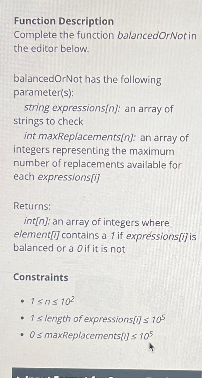 Solved Function DescriptionComplete The Function | Chegg.com