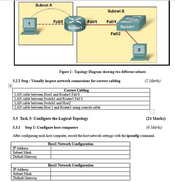 Solved Assignment Section 3 Configuration of workstation