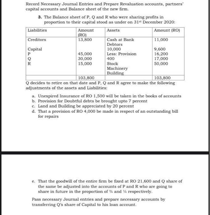 Solved Record Necessary Journal Entries and Prepare | Chegg.com