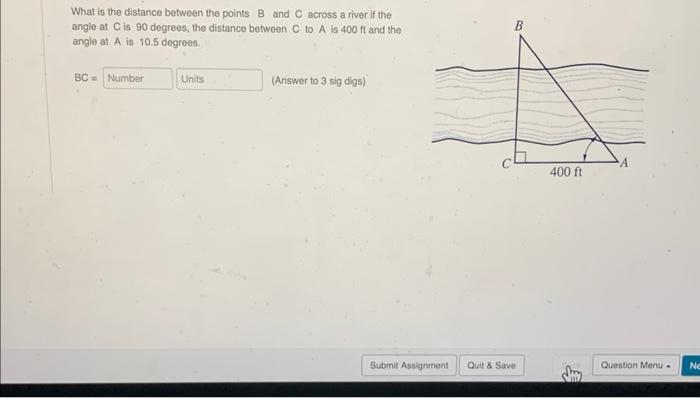 Solved What is the distance between the points B and C | Chegg.com