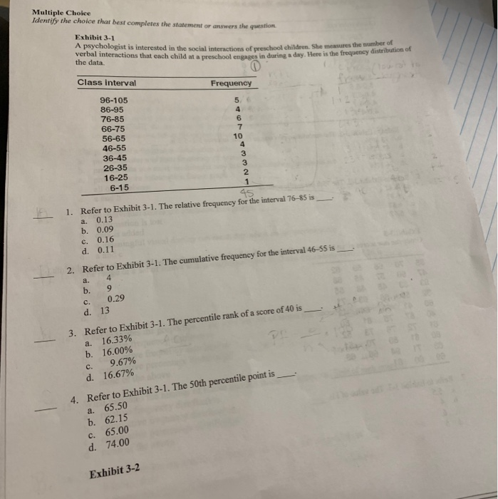 Solved Multiple Choice Identify the choice that best | Chegg.com
