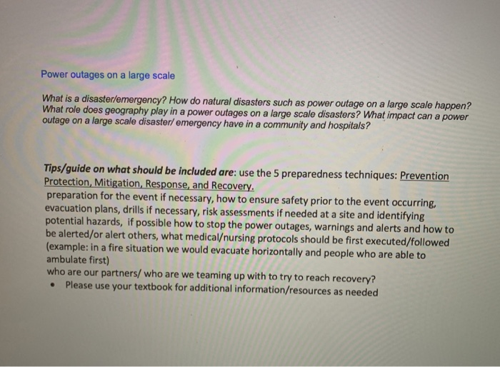 Power Outage Emergency Kit by Emergency Zone  Power outages happen with or  without a natural disaster. A 30 minute outage would simply be an  inconvenience but when it goes for hours