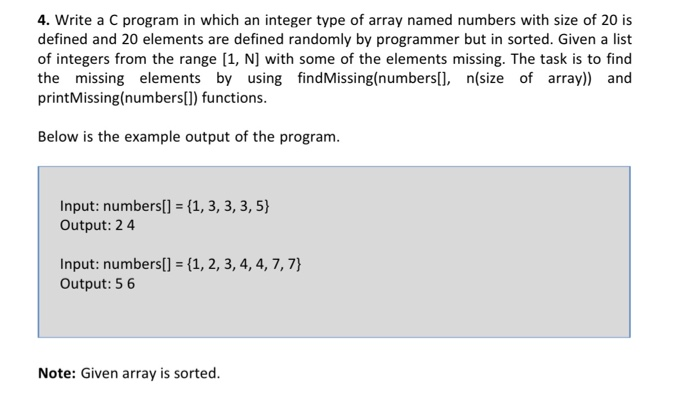 Solved 2. Write a C program in which an integer type of | Chegg.com