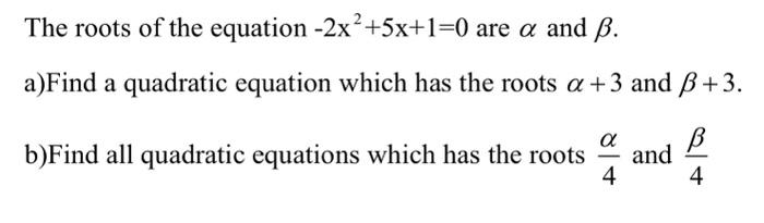 what are the roots of the equation y x 2 5x 24