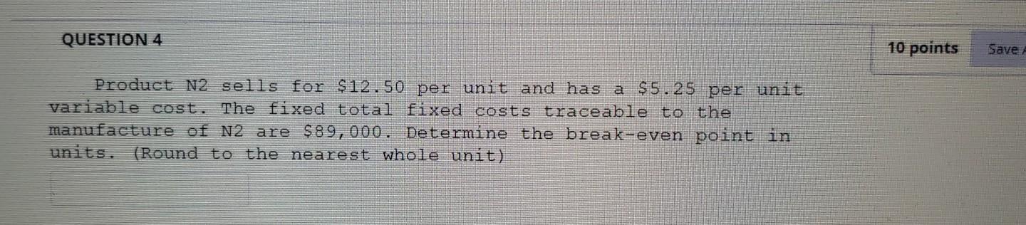 Break-even point math examples image