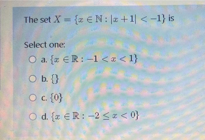 Solved The Set X X En Lx 11 Chegg Com