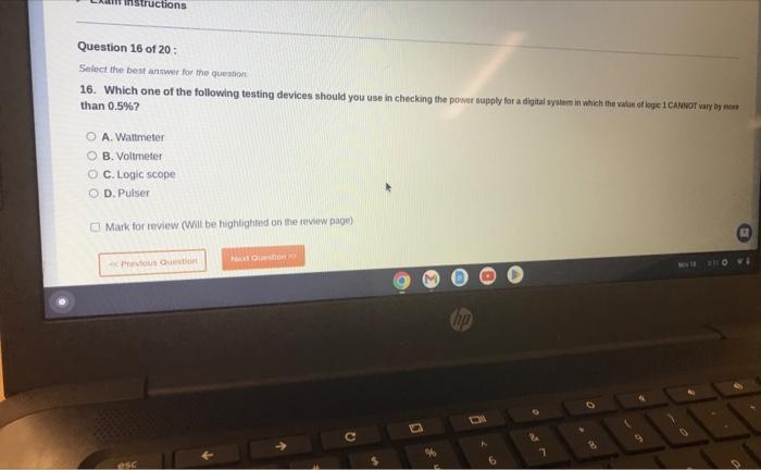 Solved Seloct The Best Answer For The Queation 16. Which One | Chegg.com