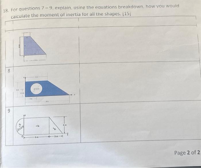 Solved 16. Determine The Moment Of Inertia Of The Area Shown | Chegg.com