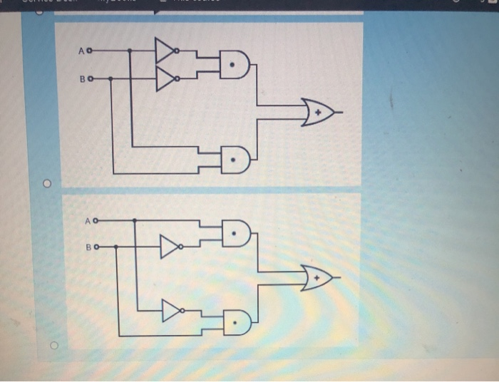 Solved Choose the one best circuit diagram below that | Chegg.com