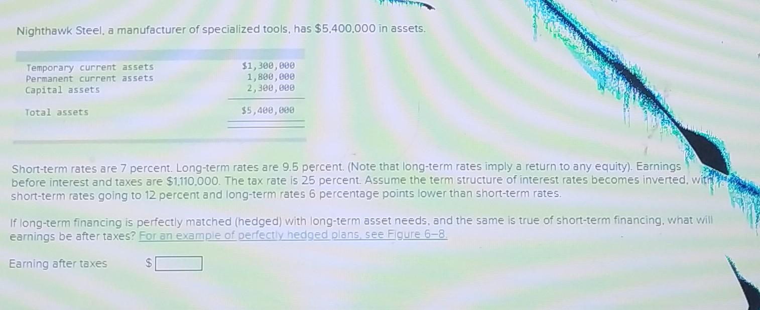 Solved Nighthawk Steel, a manufacturer of specialized tools,