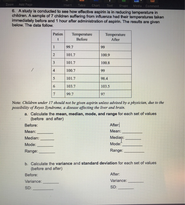 6 Table Chart - Free Table Bar Chart