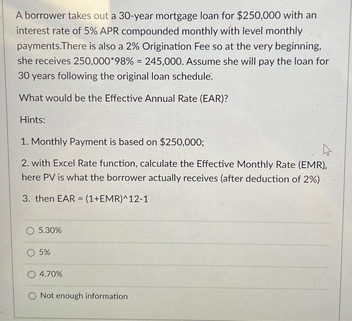solved-a-borrower-takes-out-a-30-year-mortgage-loan-for-chegg