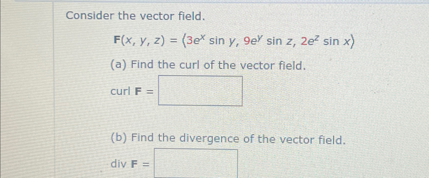 Solved Consider The Vector