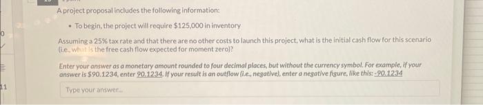 Solved A Project Proposal Includes The Following | Chegg.com