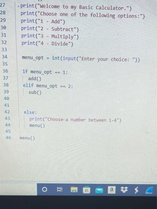 Solved Instructions Look at the main.py. You will see code | Chegg.com