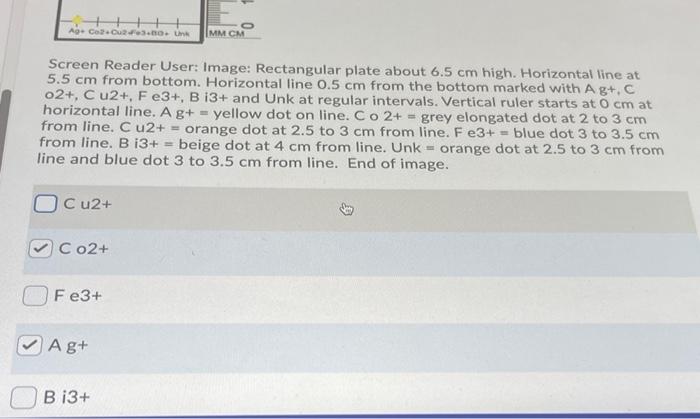 +++
Age Cou2.0. Un
MM CM
Screen Reader User: Image: Rectangular plate about 6.5 cm high. Horizontal line at
5.5 cm from botto