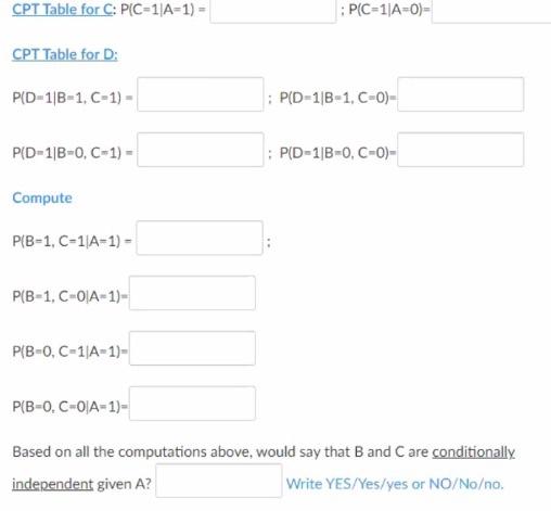 Solved Let A,B,C,D Be Boolean Variables With Values As Shown | Chegg.com