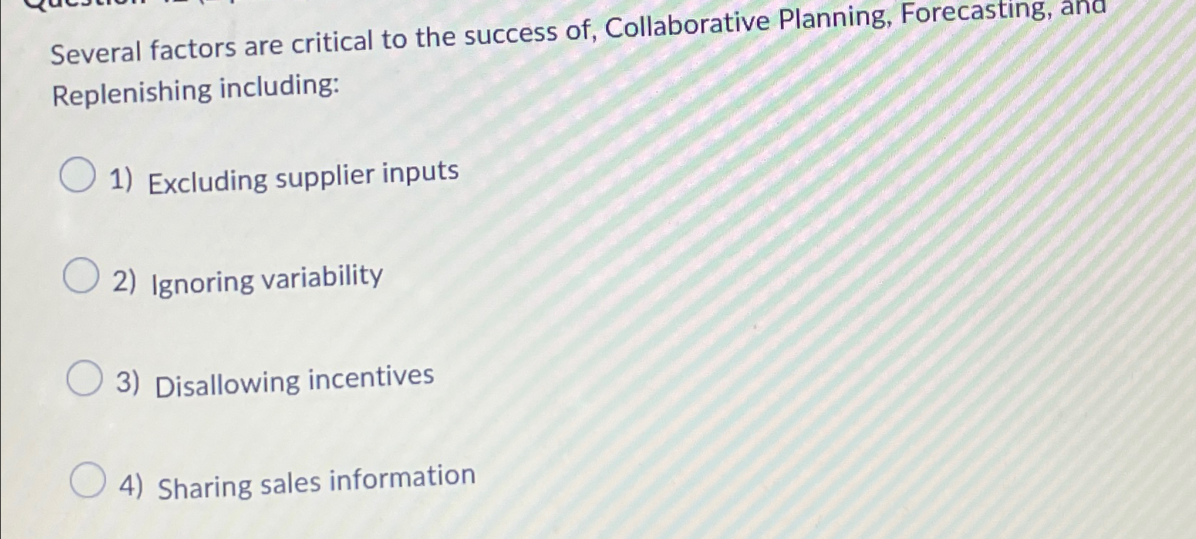 Solved Several factors are critical to the success of, | Chegg.com