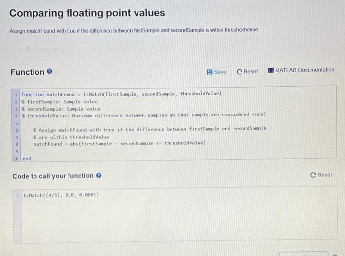 solved-comparing-floating-point-values-assign-matchfound-chegg