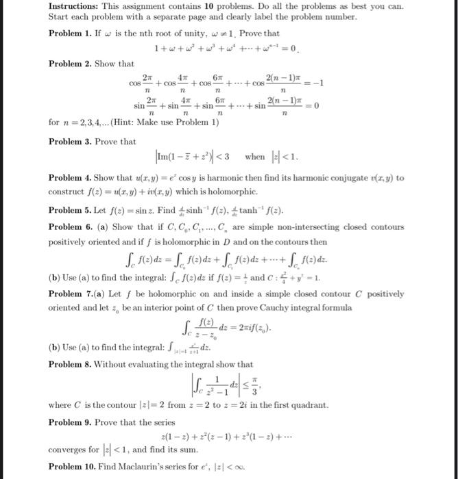 Solved COS бл + cos ++COS n 2 бл + sin n 0 n 72 | Chegg.com