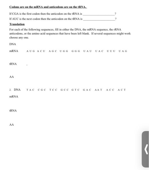 Solved Molecular genetics worksheet: DNA Replication: | Chegg.com