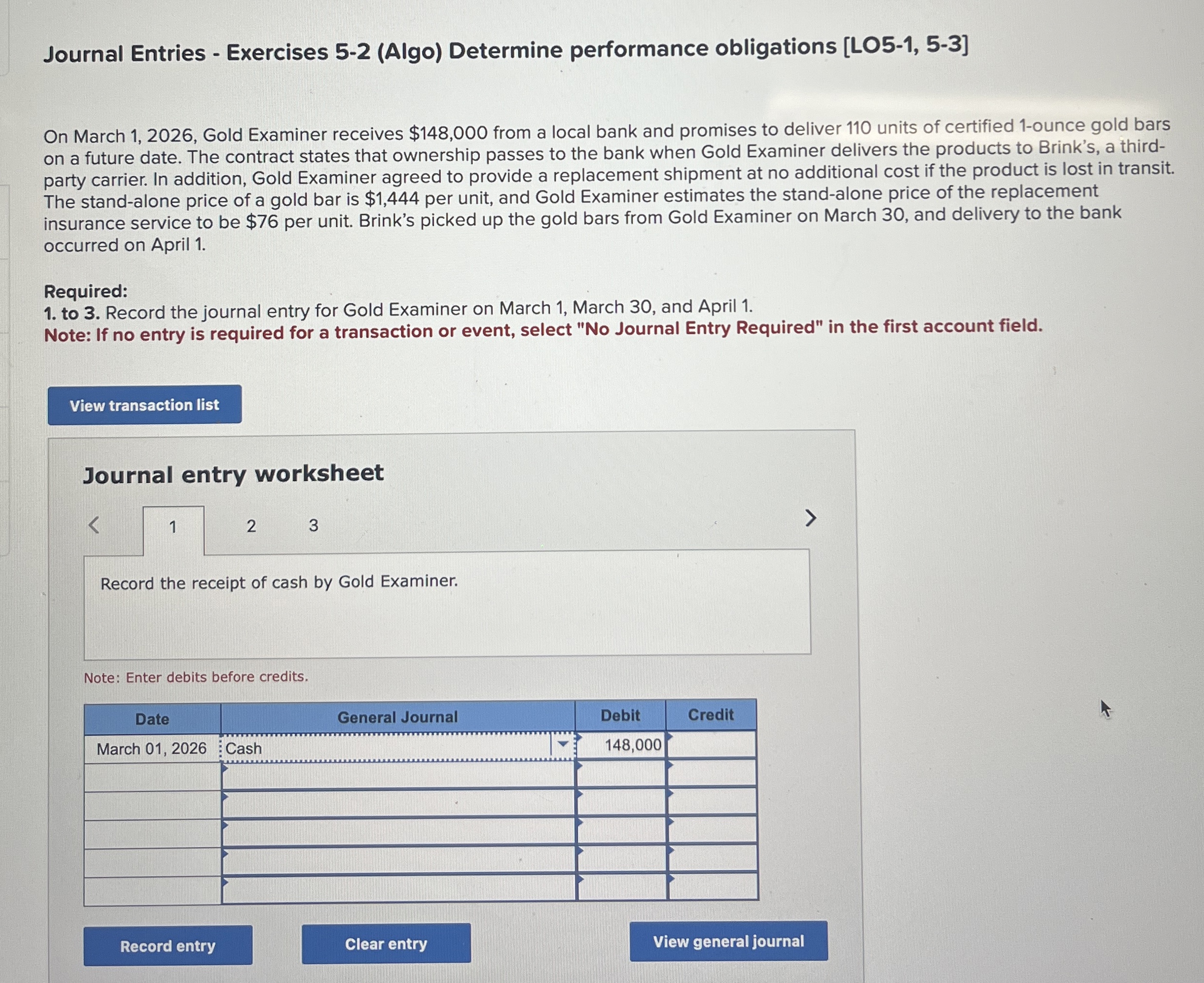 Solved Journal Entries ﻿Exercises 52 (Algo) ﻿Determine