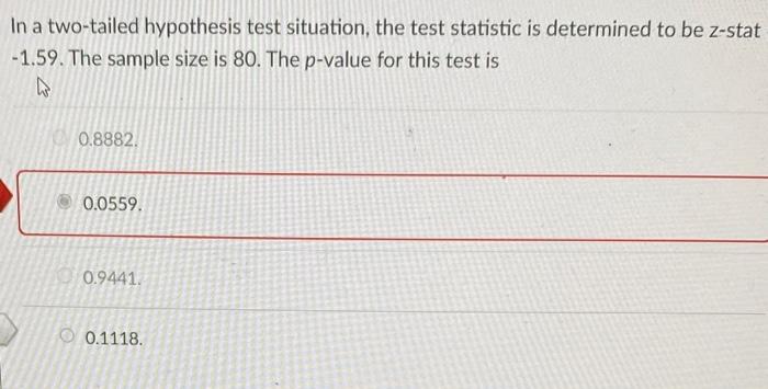 developing a directional hypothesis leads to a two tailed test