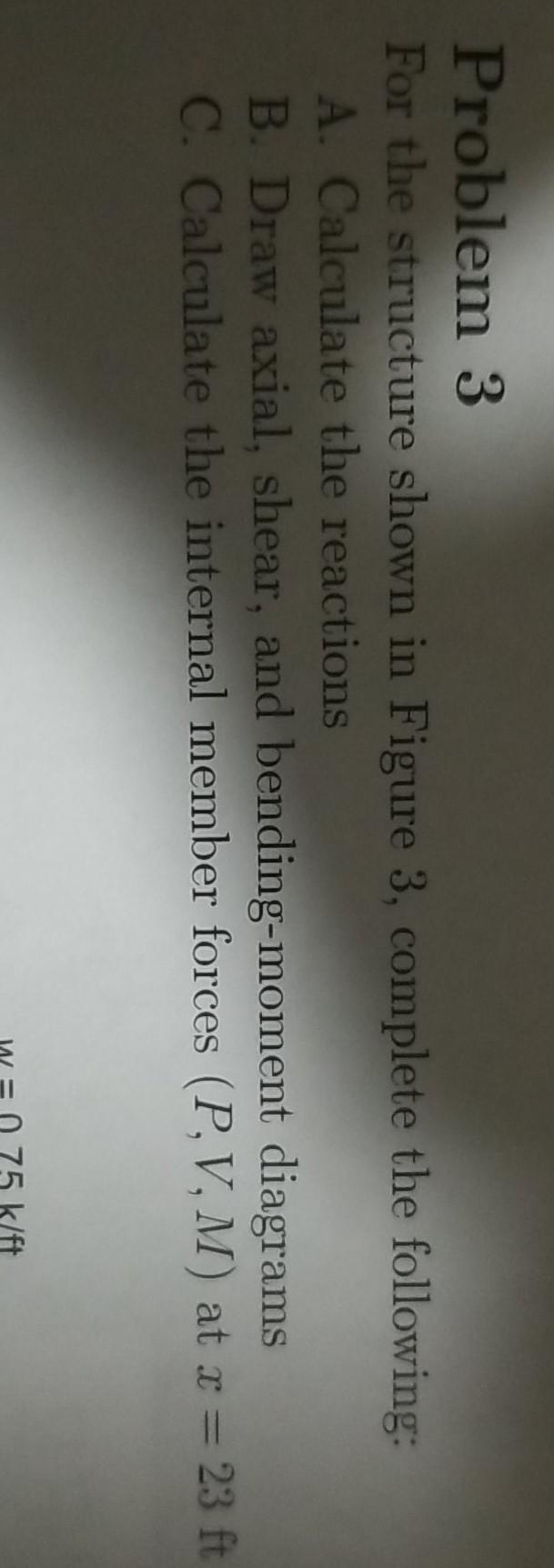 Solved Problem 3 For the structure shown in Figure 3, | Chegg.com