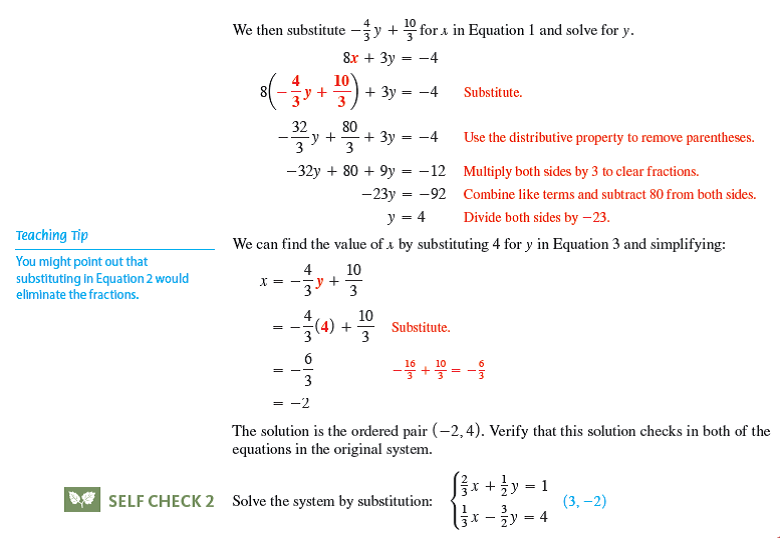 Solved: Solve Each System By Substitution. See Example 2. (obj 