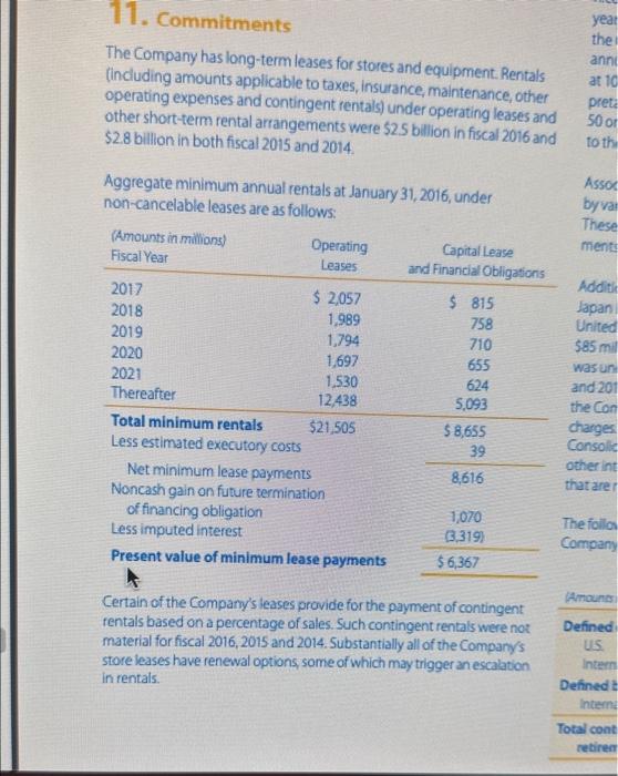 Solved Walmart sometimes leases their store locations and