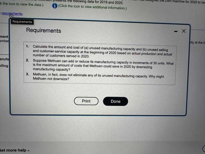 Solved Methuen Corporation makes a specialpurpose machine,