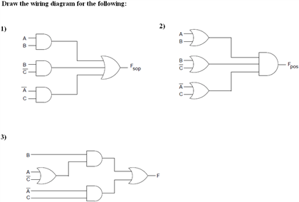 Solved: Draw The Wiring Diagram For The Following: | Chegg.com