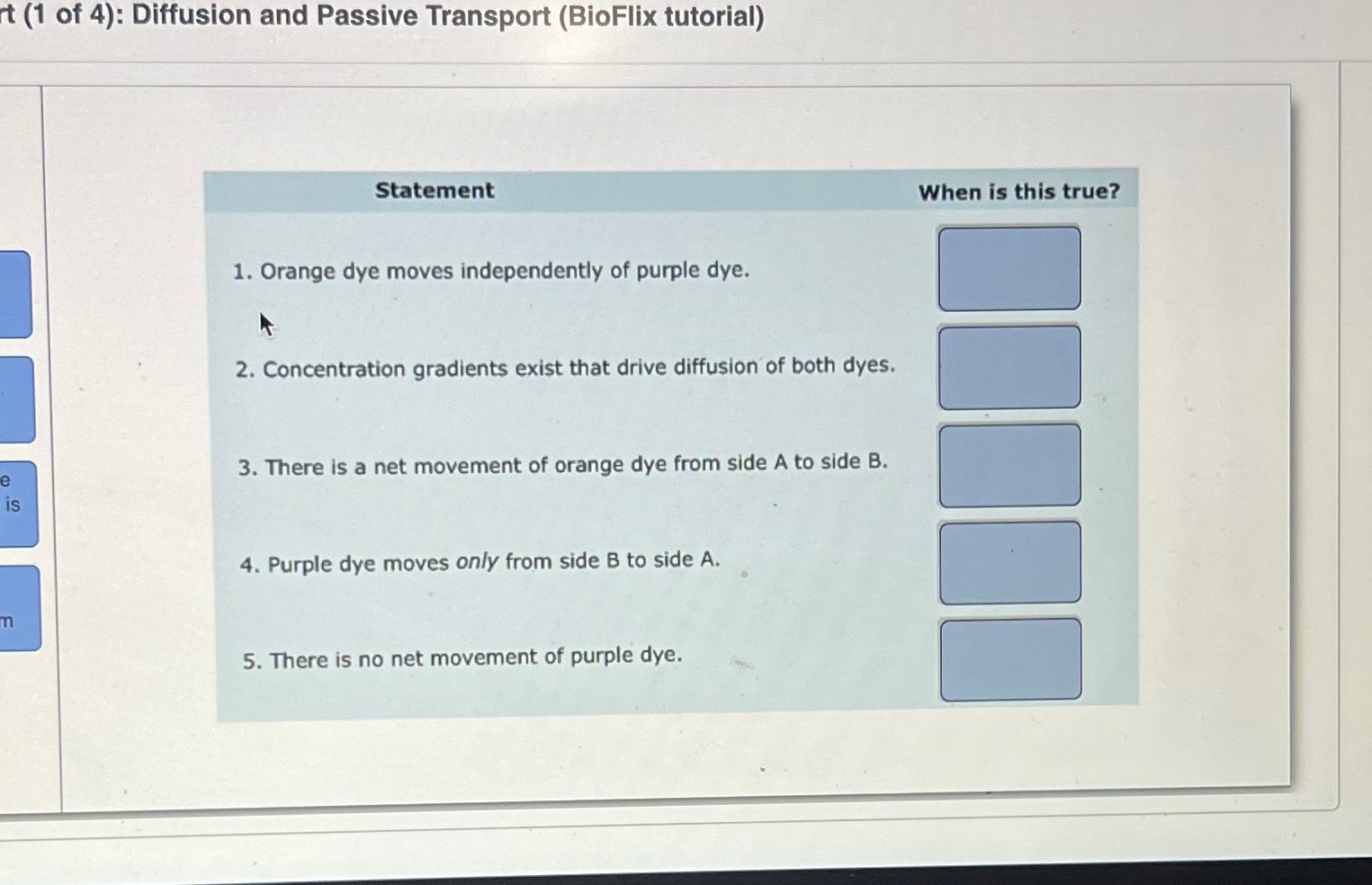 t (1 ﻿of 4): Diffusion and Passive Transport (BioFlix | Chegg.com