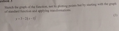 Sketch the graph of the function, not by plotting | Chegg.com