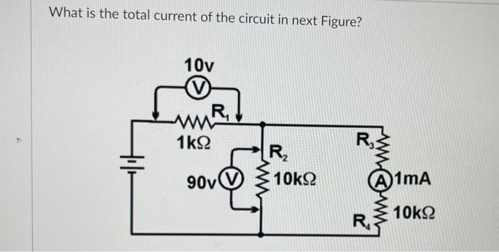 Solved What is the total current of the circuit in next | Chegg.com