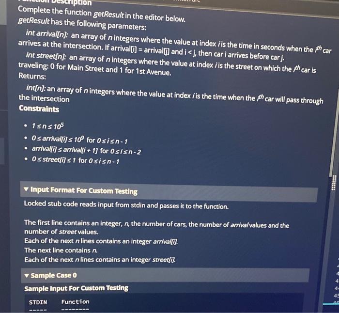 Solved There is a busy intersection between two oneway