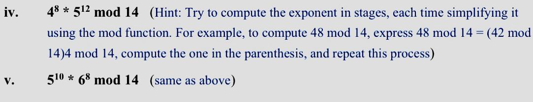 Solved I urgently need help with question 5!iv. ,48**512 | Chegg.com
