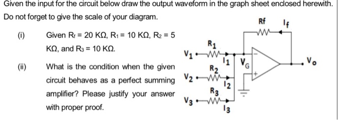 Solved Given the input for the circuit below draw the output | Chegg.com