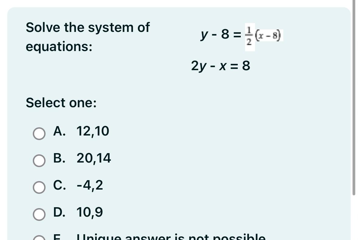 solve 10 2y 2 )- y 2 8y 8