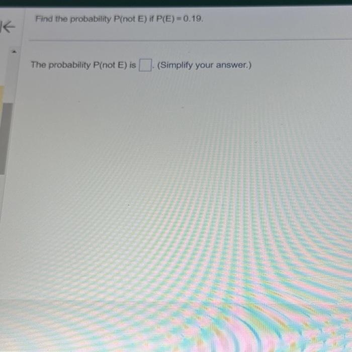 solved-find-the-probability-p-not-e-if-p-e-0-19-the-chegg