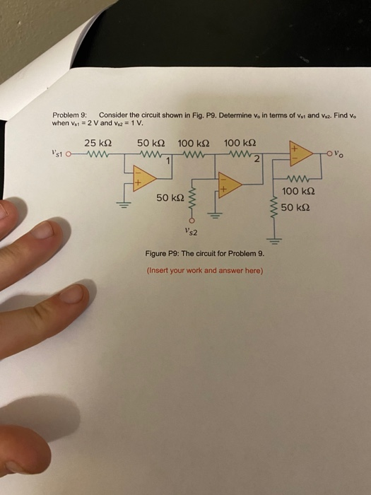 Solved Problem 7: Consider the circuit shown in Fig. P7. | Chegg.com
