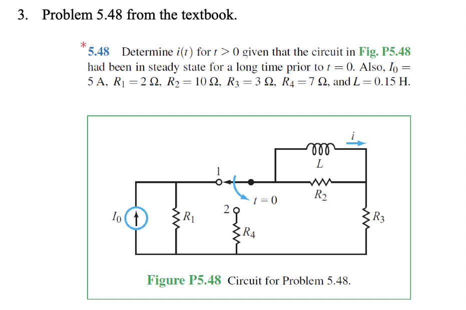 [Solved]: Use the step-by-step method: Problem 5.48 from th