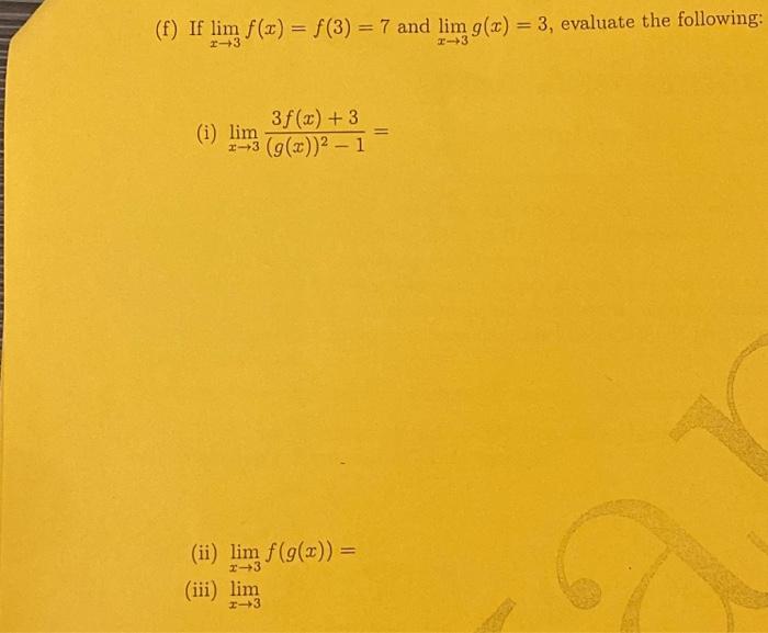 Solved Can you please help solve and show work so I can | Chegg.com