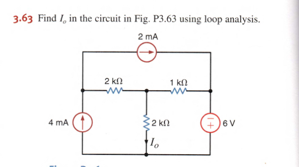 Solved 3 63 ﻿find Io ﻿in The Circuit In Fig P3 63 ﻿using