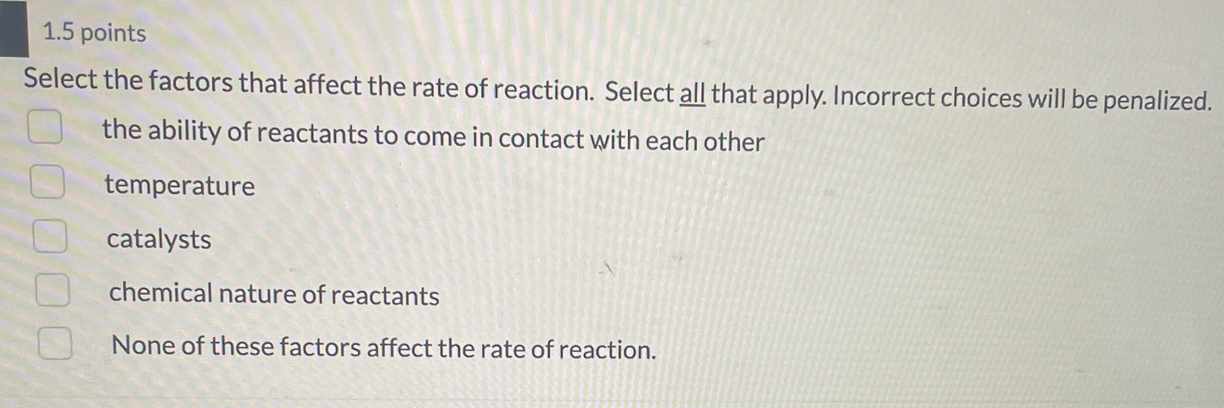 Solved Question A first order reaction has a rate constant