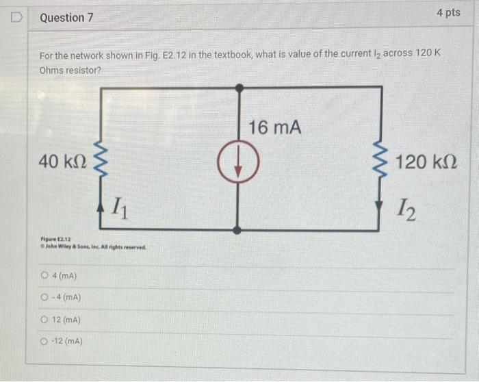 [Solved]: For the network shown in Fig. E2.12 in the textbo