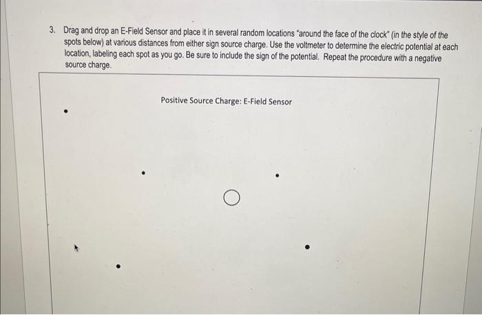 Solved Charges #92 Fields PhET Lab Name: Period Procedure: Chegg com