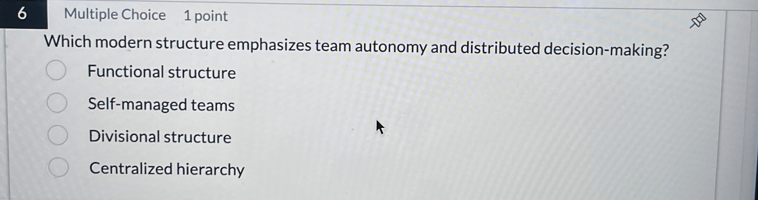 Solved 6Multiple Choice1 ﻿pointWhich Modern Structure | Chegg.com