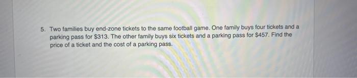 Find tickets for 'parking+pass' at